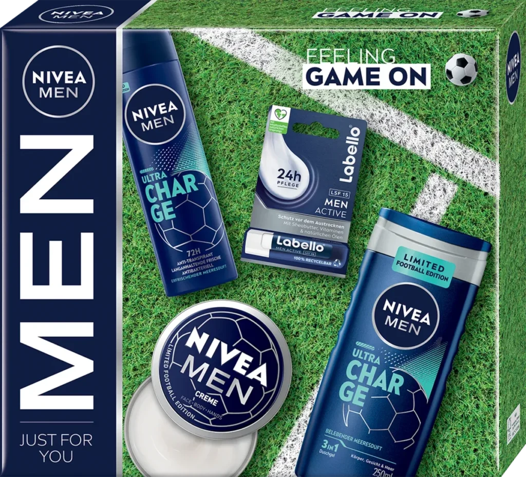 NIVEA MEN Geschenkset Feeling Game On