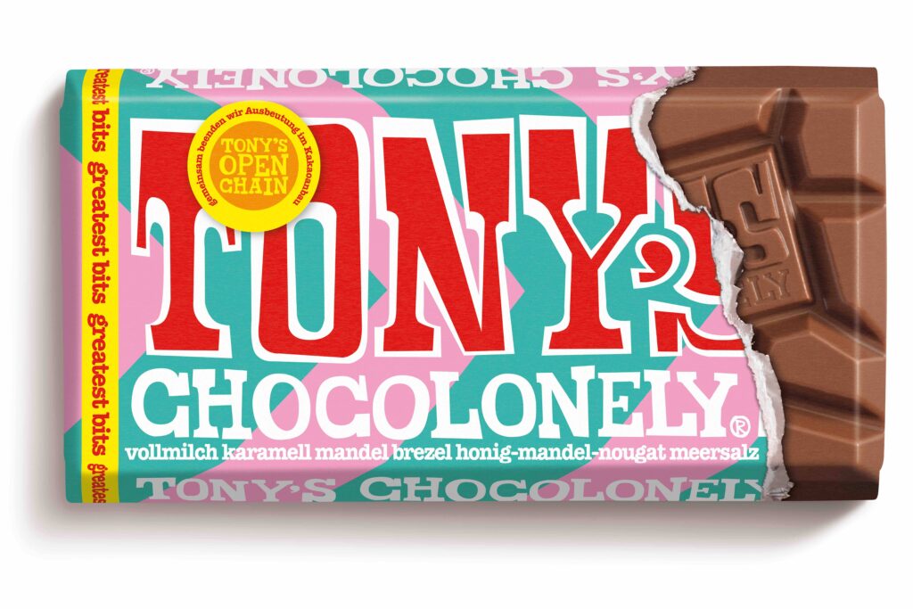 Tony's Chocolonely Vollmilch Pekan Crunch Karamell